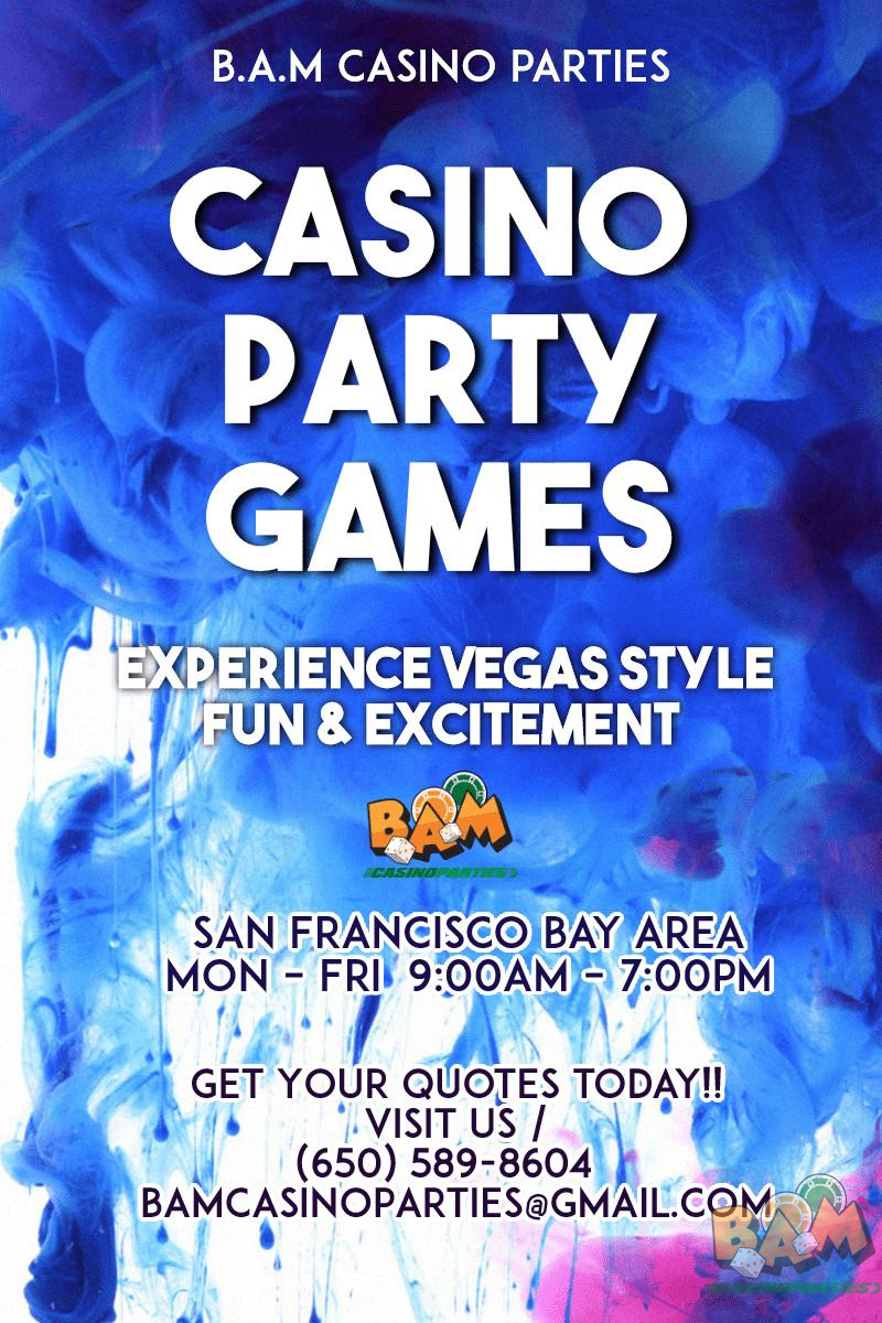 Livermore casino parties poker party rentals