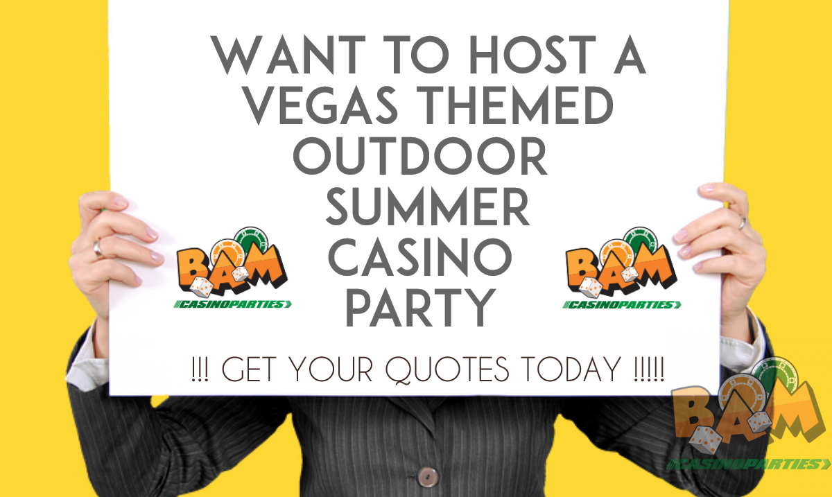 Outdoor Summer Casino Party