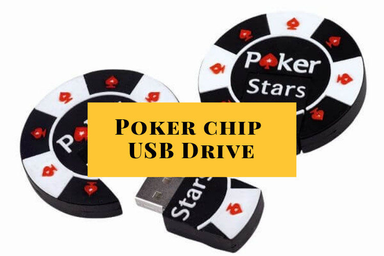 Poker chip USB drive casino gift