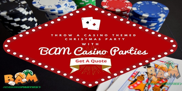 Casino Themed Christmas Party in Bay Area CA