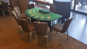 Blackjack (a.k.a 21 ) (Sit Down Style)5.0' x 3.5'7 playing positions